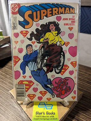 VINTAGE Copper Age DC's SUPERMAN #12 **Newsstand** [1987] F+; John Byrne • $6.99