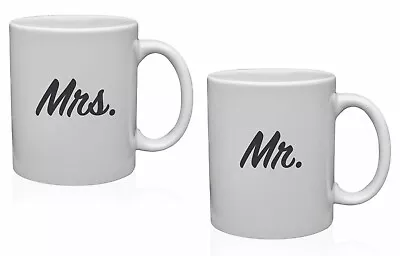 Mrs. & Mr.  His & Hers Coffee Mug Set • £27.25