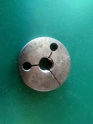 G.A.C.O. 1/2-20 UNF-2A THREAD Go/No Go Ring Gage Inspection Tooling • $25