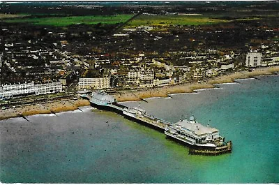 Eastbourne - Pier - Aerial View Post Card • £1.25