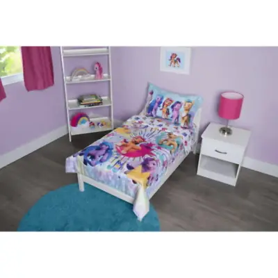 My Little Pony Ponies Unite 4-Piece Toddler Or Crib Bedding Set - Includes Quilt • $39.99