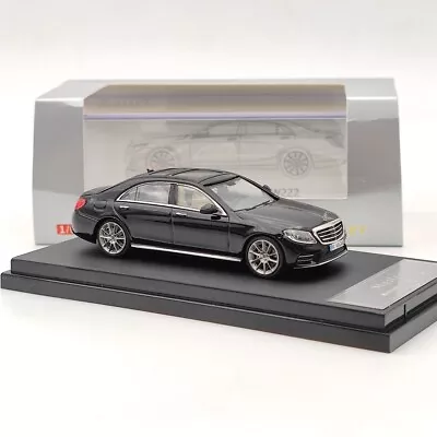 1:64 Master Mercedes-Benz S450 W222 Diecast Toy Car Model Collection Gifts Black • £35.40