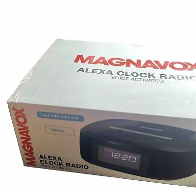 Magnavox Alexa Clock Radio Voice Activated WiFi Backup Battery • $65