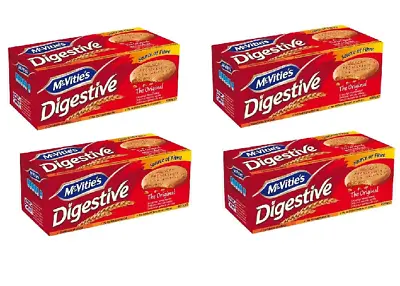 932810 4 X 400g Packet Mcvities Digestives The Original Flavour Biscuits • $27.96