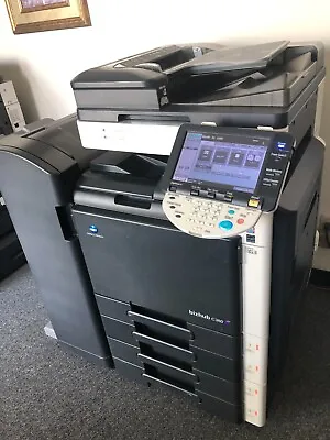 Konica Minolta Bizhub C360 Color Printer/Scanner With FS527 Stapling Finisher • $1600