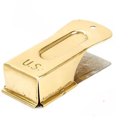 U.S. WWII D-Day Signaling Cricket Clicker Clacker Brass & Steel Construction • $12.95