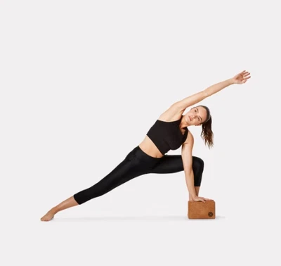 $12.70 • Buy ECO Friendly Cork Yoga Block Stretches Exercise Accessory Brick Sports Fitness