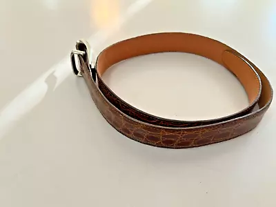 Martin Dingman Caiman Croc Belt Sz 32 EUC • $30