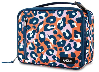$24.95 • Buy PackIt Freezable Classic Lunch Box, Wild Leopard Orange