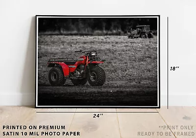 Honda Big Red ATC Poster Picture Wall Art Graphic 3 Wheeler Art Sign Decal Print • $24.99