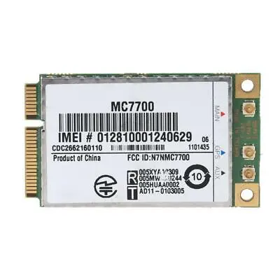 Mini PCI-E 3G/4G WWAN GPS Module MC7700 PCI Express 3G HSPA LTE Wireless Card • £12.40