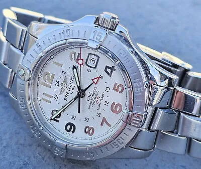 Breitling A32350 Colt GMT Automatic Watch Box Papers • $2785.35