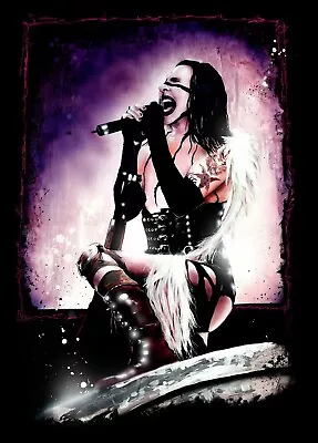 Original Marilyn Manson  Holy Wood” Art Print • $14.99