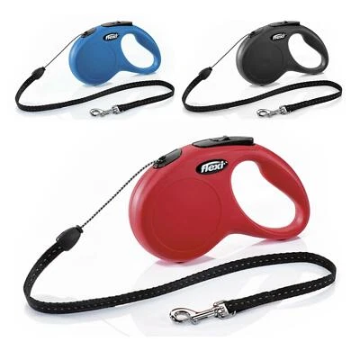 £13.81 • Buy Flexi New Classic Walk Retractable Dog Lead Cord With Brake XS/S/M 3m/5m/8m