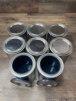 8 Quart Cans Round Steel EMPTY PAINT CAN WITH LID Paints Coatings Adhesives  NEW • $16.99