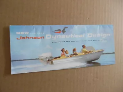 1959 Johnson Sea Horse Outboard Boat Motor Catalog Brochure  Vintage Original VG • $19.95