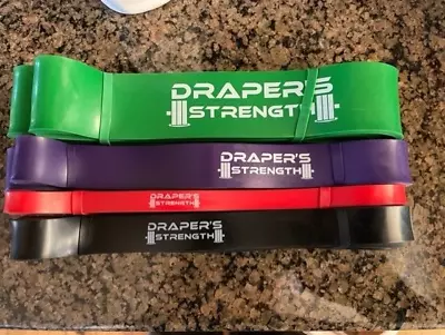 Draper's Strength Heavy Resistance Loop Bands Powerlifting Weights Fitness Yoga • $16