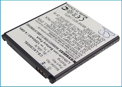 3.7V Battery For LG Optimus 3D Max LS970 MyTouch Q 4G Optimus Elite LS696 C • £14.25