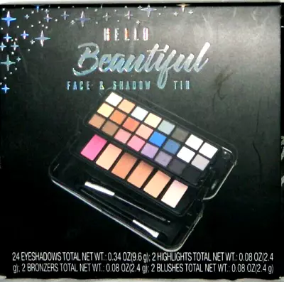  Hello Beautiful  Face & Eye Shadow Tin By Markwins Beauty Collections • $17.99