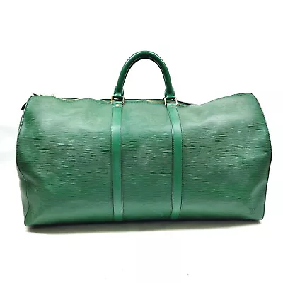 Louis Vuitton LV Boston Bag  Keepall 55 Greens Epi 1183214 • $100