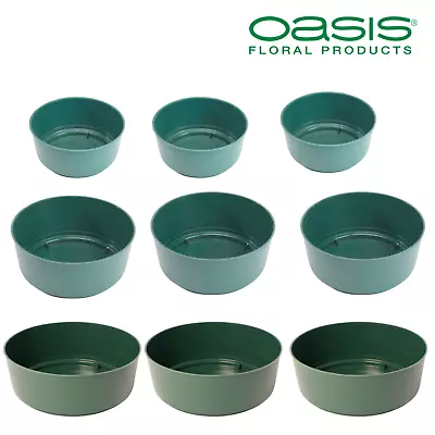 Oasis Bulb Bowls Plastic Dishes Flower Arrangements Various Sizes • £7