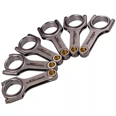 H-Beam Connecting Rods ARP 2000 Bolts For BMW M30B35 Big 6 Engine M30 L6 5.315  • $544.25