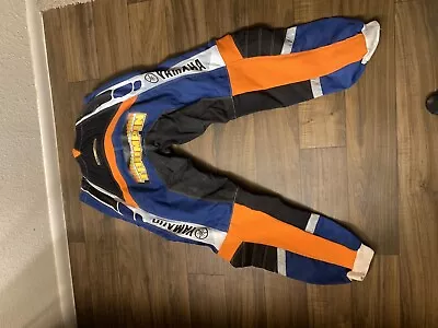 Vintage Fox Yamaha Motorcross Professional Issue MX RIDING PANTS THUMPER PATCH • $59.99