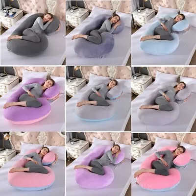 $27.99 • Buy Large Maternity Pillow For Pregnant Women Sleeping Memory Foam Full Body Pillow