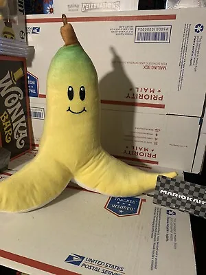 Mario Kart Banana Peel 11 Inch Nintendo Assorted Stuffed Plush Shell Game • $13.95