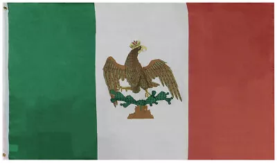 First Mexican Empire Flag Unique Design 3x5Ft / 90x150 Cm Size 100D • $12.88