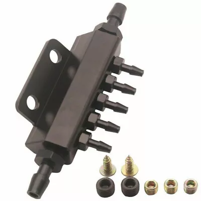 $16.99 • Buy 5 Port Car Vacuum Block Intake Manifold Kit Fuel Gas Wastegate Turbo Boost
