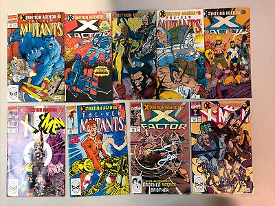 X-Tinction Agenda Lot (1990) 9-part Storyline (VF+/NM) Complete Set Run X-Men • $73.16