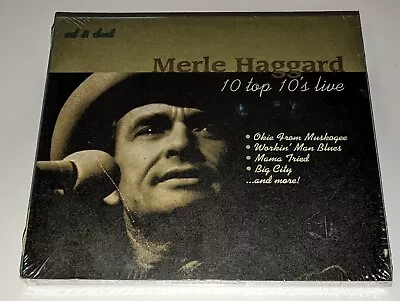 *NEW/SEALED* Merle Haggard  10 Top 10's Live  CD/DVD 2-Disc Set 10 Songs 2006 • $13.99