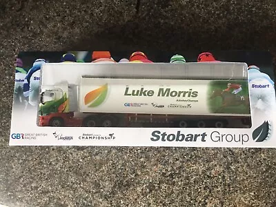 Eddie Stobart Scania Artic Truck  Luke Morris Jockey  By Oxford Diecast 1/76 OO • £14