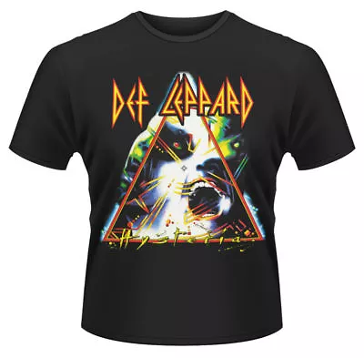£13.98 • Buy Def Leppard T Shirt Hysteria Album Official Licensed Black Mens Rock Merch NEW
