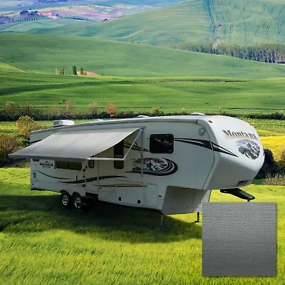 RV Awning Fabric 12-22 Feet Width Camper Vinyl Awning Replacement Shade 8'(96 ) • $109.95