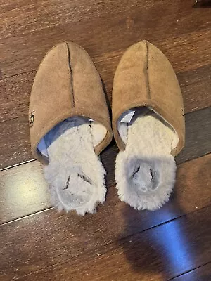 UGG Scuff Men's Chestnut Slippers - Size 10 • $8
