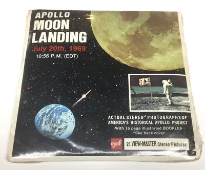 1969 Viewmaster APOLLO MOON LANDING Packet SEALED! • $14.99