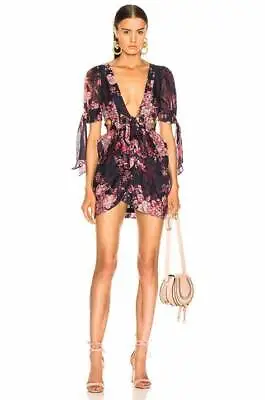 $90 • Buy Alice McCall Only Everything Floral Silk Blend Mini Dress - Size 4 - NWT
