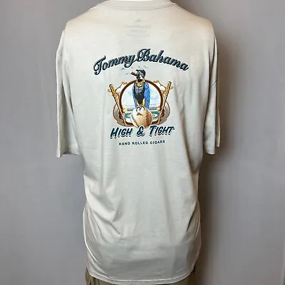 Tommy Bahama T-Shirt Men's Size 3XL Short Sleeve Cream  High And Tight  • $34.99