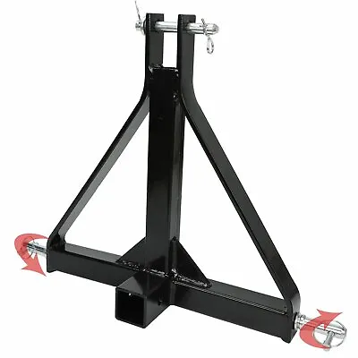 3 Point Trailer Receiver Hitch Tow Drawbar Cat 1 Tractor Thicken Steel Upgrade • $50.99