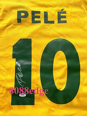 $759.95 • Buy  Pele  Authentic Signed Custom Brazil Soccer Jersey Auto Autograph Psa/dna Coa