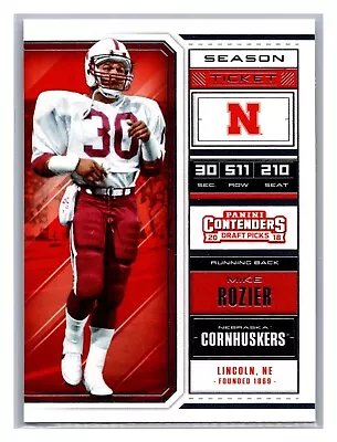 2018 Panini Contenders Draft Picks #73 Mike Rozier Cornhuskers • $1.35