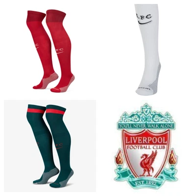 £10 • Buy Liverpool FC Kids Childrens Football Socks 5-14yr Home Away 3rd Nike LFC 2022-23