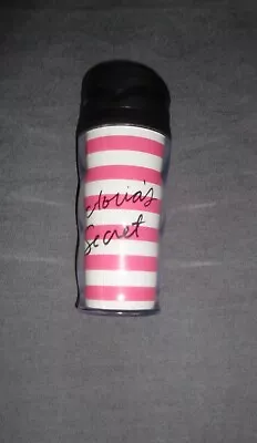 Victoria's Secret Water Coffee Cup Tumbler Insulated Stripped New • $19.99