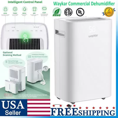 6500 Sq. Ft Most Efficient  Energy Star Dehumidifier For Large Rooms & Basements • $195.99