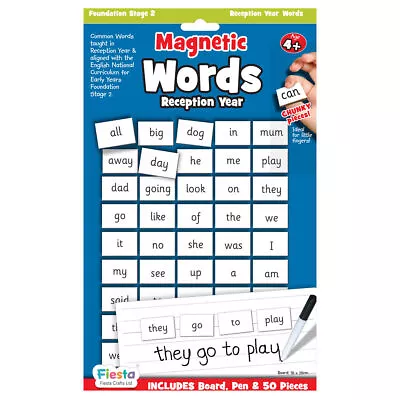 Fiesta Crafts | Magnetic Words Activity Chart | For School Reception Years 4+ • £15.15