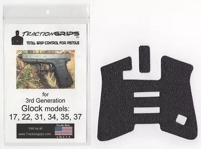 Ultra Thin Rubber Traction Grip Tape For Glock Gen 3 Model 17 22 34 35 37 • $11.50