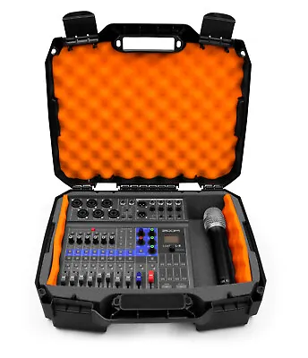 CM Studio Mixer Case Fits Zoom LiveTrak L-8 Recorder And More In Orange Foam • $59.99