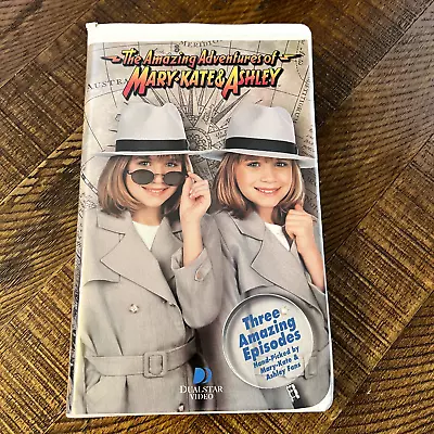 The Amazing Adventures Of Mary-Kate Ashley Olsen Twins VHS 2000 Clam Shell • $8.54